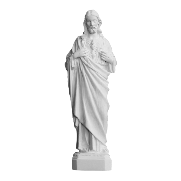 Giving Heart Of Christ Marble Statue